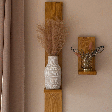 Hexagon Wooden Coaster Set (6 pcs)